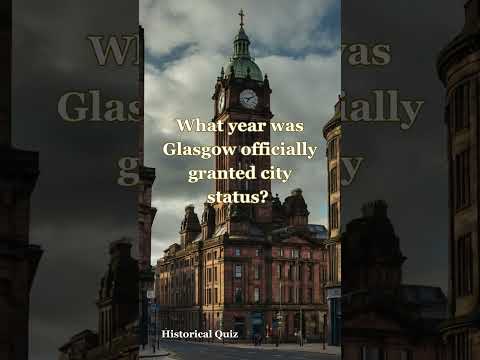 Glasgow officially granted city status . #history #riseofrugby #ancientcivilization