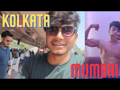 Kolkata to Mumbai 🤩🤣🤣 // Beach ⛱️🏖️// AnubhavChoudhary