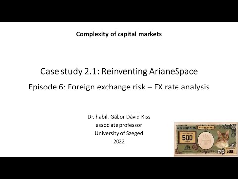 Foreign exchange risk, FX rate analysis - case study 06