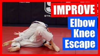 IMPROVE your Elbow Knee Escape with this ONE simple method
