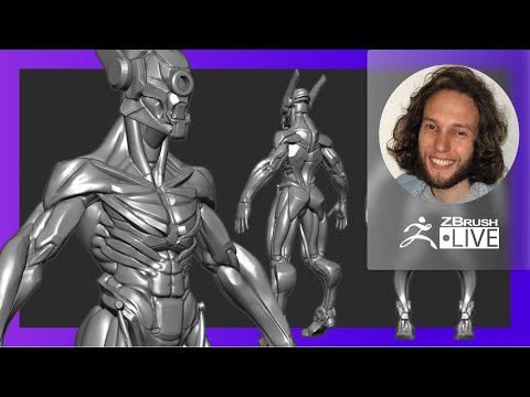 Digital Marathon: Original Robot Design - Deryck Pelegrini - ZBrush 2021.6