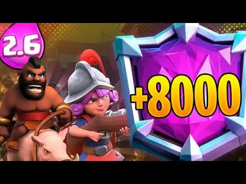 HOG 2.6 FINAL PUSH +8000 TROPHIES - CLASH ROYALE
