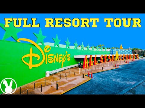 Tour atualizado do Disney’s All Star Sports Resort! Quarto, piscina, praça de alimentação, loja de presentes e muito mais