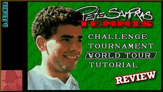 Pete Sampras Tennis - on the SEGA Genesis / Mega Drive - with Commentary !!