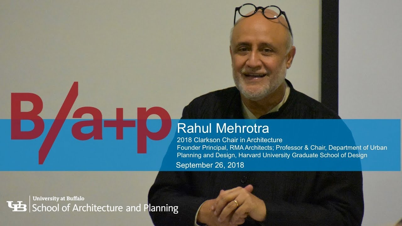 Clarkson Lecture with Rahul Mehrotra