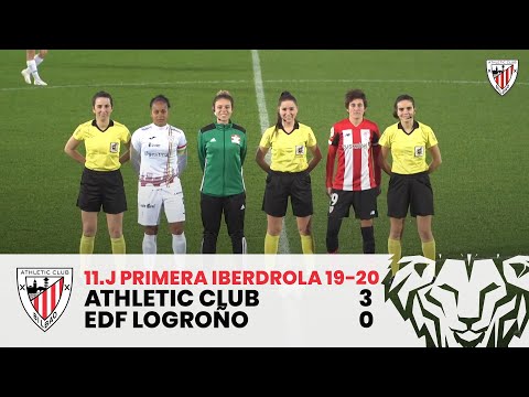 ⚽ Resumen I J11 Primera Iberdrola I Athletic Club 3-0 EDF Logroño I Laburpena