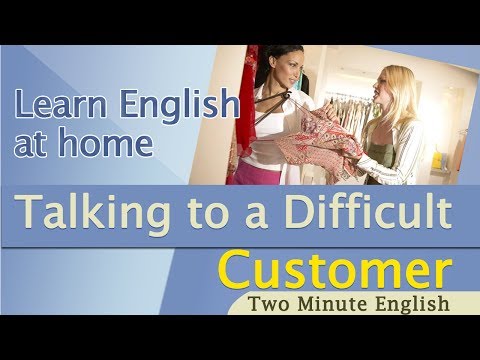 コールセンターの英語 - 難しい顧客と話す - ビジネス英語 (Call Centre English - Talking To A Difficult Customer - English For Business)