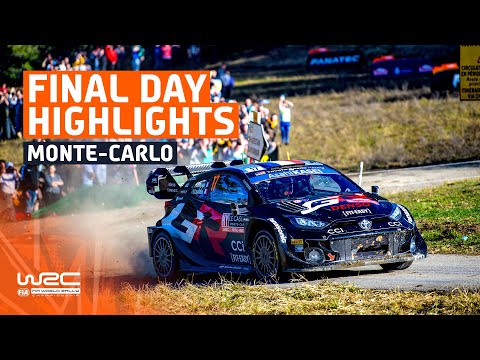 WRC 2024 ラリーモンテカルロ FinalDayハイライト動画