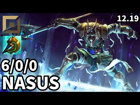 Nasus Top vs Teemo - Ranked Master - Patch KR 12.19