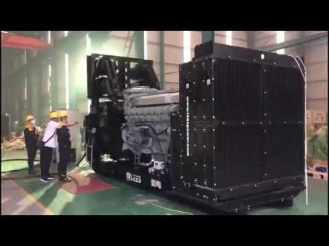 LEES  Mitsubishi enhine high-voltage diesel genset testing