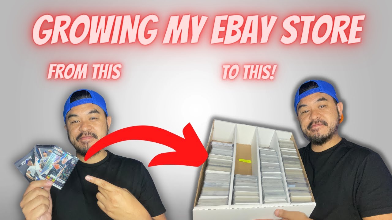HOW I Grew My eBay Store SELLING LOW END Sports Cards!