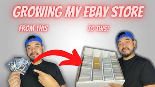 HOW I Grew My eBay Store SELLING LOW END Sports Cards!