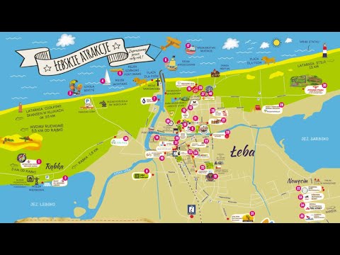 ŁEBA | Z Lotu Ptaka | Wakacje | Atrakcje| Drone | 2023 | 4K