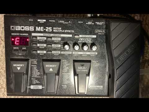 Boss ME-25 tuner
