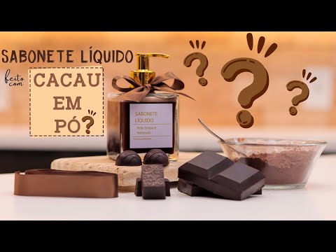 SABONETE LÍQUIDO DE CHOCOLATE