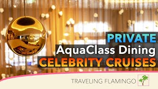 EXCLUSIVE Blu Restaurant - Celebrity Cruises Food