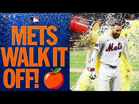 FULL 9TH INNING: Edwin Díaz strikes out two, Brandon Nimmo walks it off for the Mets! 🍎