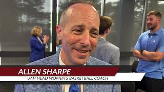 Watch 97.7 ESPN The Zone Interview UAH Women's Head Basketball Coach Allen Sharpe