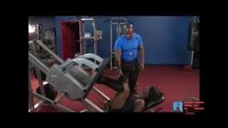 preview picture of video 'Hamstring Workout - Ricky Moore American Fitness Center'