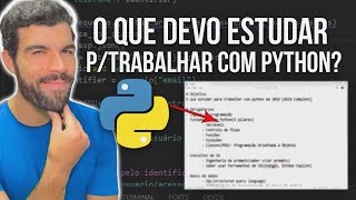 O que Estudar p/ Trabalhar com Python em 2026 [Guia Completo]