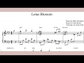 [Transcription] Fred Hersch - Lotus Blossom