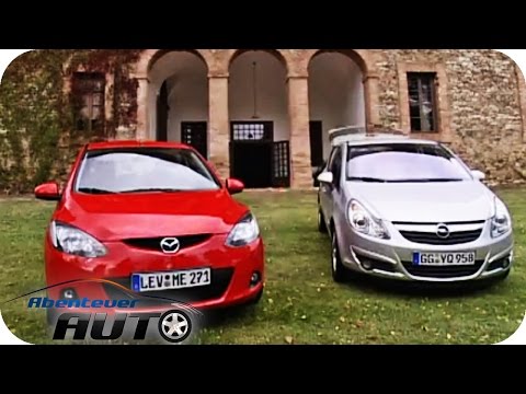 Bestes Fahranfängerauto: Opel Corsa vs Mazda 2  - Abenteuer Auto