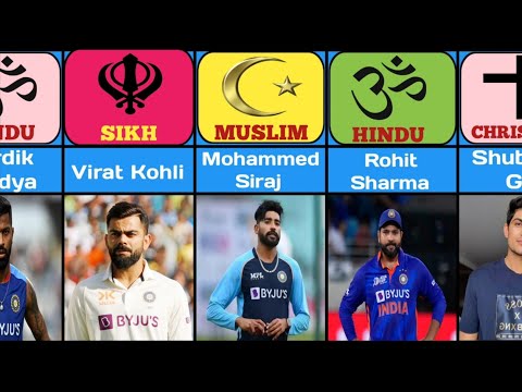 Religion Of Indian Cricketers 2023|| Indian Famous Cricketers Religion