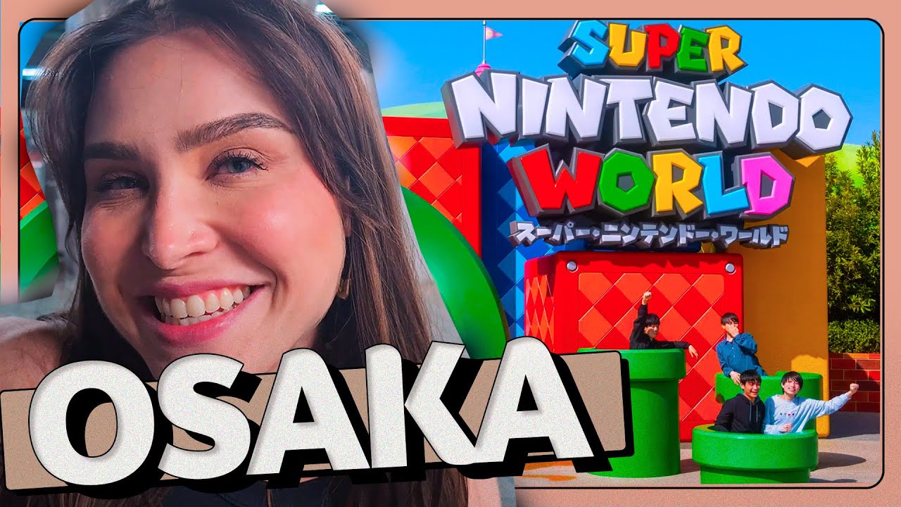 OSAKA: O PRIMEIRO SUPER INTENDO WORLD! #VLOG  (Japão parte 3) | Lu Ferreira
