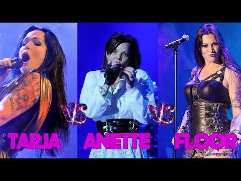 Tarja Vs Anette Vs Floor Nightwish Nemo Live