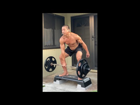 Day 335 FitPro Hawaii Workout - Single Arm Deficit Dead Lift (120-170 lbs.)