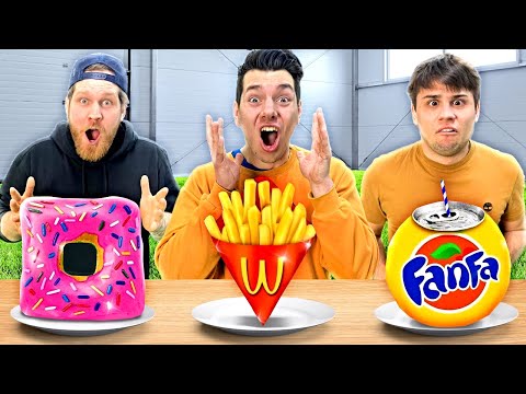 ZJEDZ GEOMETRYCZNE JEDZENIE ŻEBY WYGRAĆ!