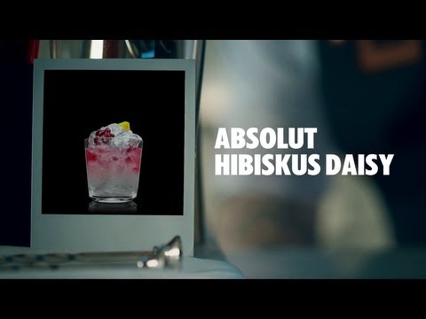 ABSOLUT HIBISKUS DAISY DRINK RECIPE - HOW TO MIX