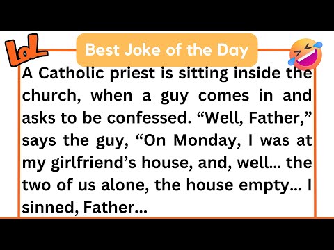 😂 BEST JOKE OF THE DAY | Catholic priest and Sin man | Funny Jokes 😂