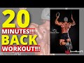 Most Effective 20 Minutes Back Workout