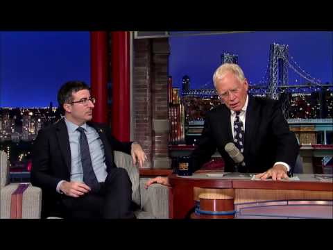 John Oliver u Davida Lettermana