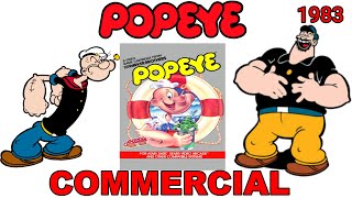 POPEYE 1983 Video Game Commercial
