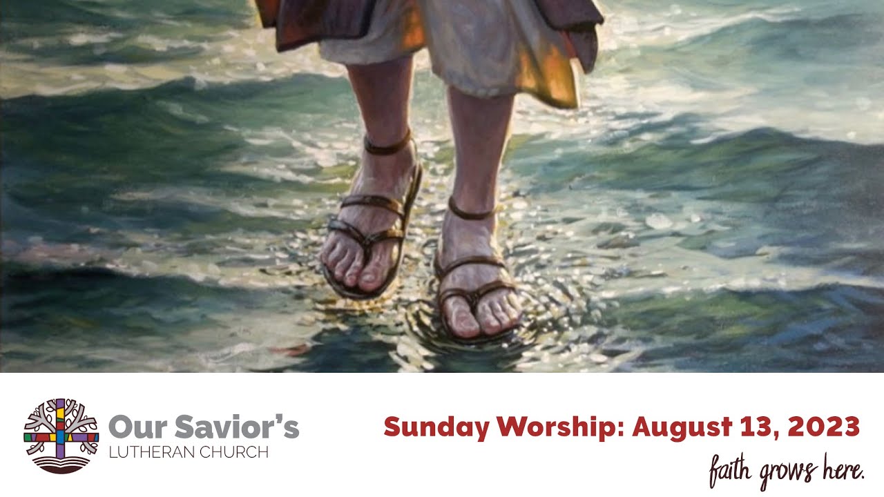 Sunday Worship Service at Our Savior's Lutheran Church Faribault, MN: August 13, 2023