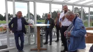 In gebruikneming Reclamedoeken en opening nieuwe terras