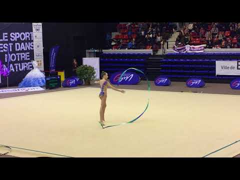 Elsa Ohlmann ruban - Nat A 14/15 ans - France Besançon 2018