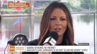 Robin Meade interviews Sara Evans in Nashville 6/06/14