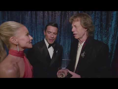 Mick Jagger With Kelly and Mark Backstage at the Oscars