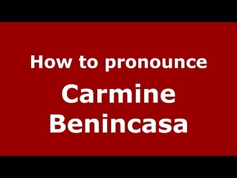 How to pronounce Carmine Benincasa (Italian/Italy) - PronounceNames.com