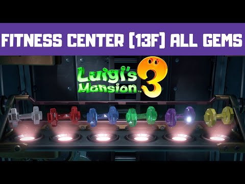 Luigi's Mansion 3 Fitness Center 13F Gem Locations (100%)