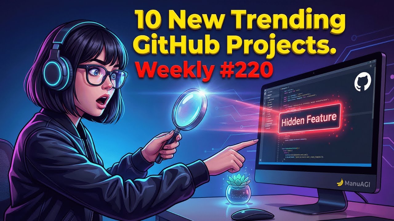 Trending GitHub Projects Part-1 : Open Source AI, Automation, RL, 3D & Developer Tools
