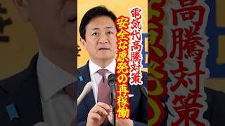 【電気代はもう限界】金持ちだけ得する仕組みに玉木代表がブチギレ！ #shorts #国民民主党#玉木雄一郎 #原発