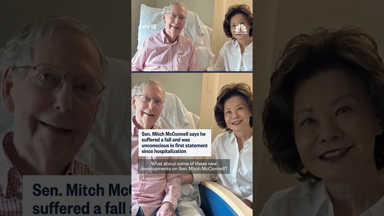 Video: McConnell Attributes Hospitalization to Fall and Brief Unconsciousness