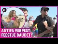 Antifa verpest Baudet-feestje!