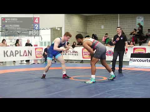 SIONE VEIKOSO vs LUCA PELLEGRINO - 79-86 KG - Wrestling Super Series 3 - November 2022 - Freestyle