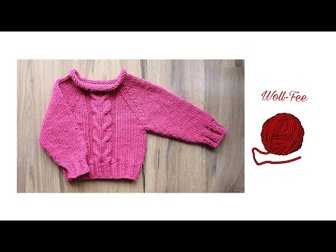 Babypullover stricken Gr. 74/80, Schritt für Schritt Anleitung, siehe auch Beschreibung