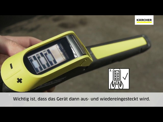 Video teaser for Kärcher Hochdruckreiniger Full Control Plus Reihe - Inbetriebnahme Pistole